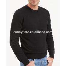 Camisola de cashmere ajustada para homem de malha de alta qualidade